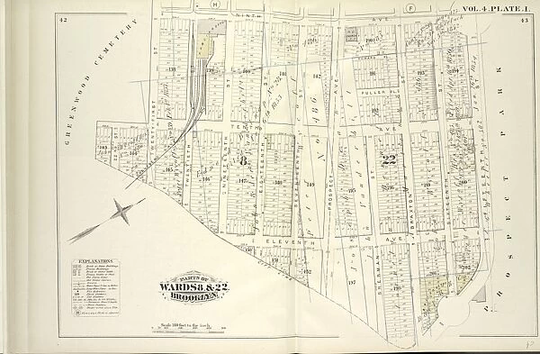 Vol. 4. Plate, I. Map bound by Ninth Ave