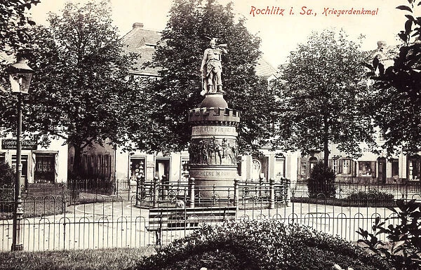 War memorials Saxony Buildings Rochlitz Park benches