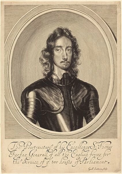 William Faithorne after Robert Walker (English, 1616 - 1691), Lord Thomas Fairfax