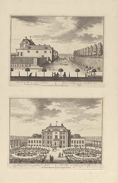 Side of Zeist Castle and surrounding pond, Rear of Slot Zeist, Daniel Stopendaal