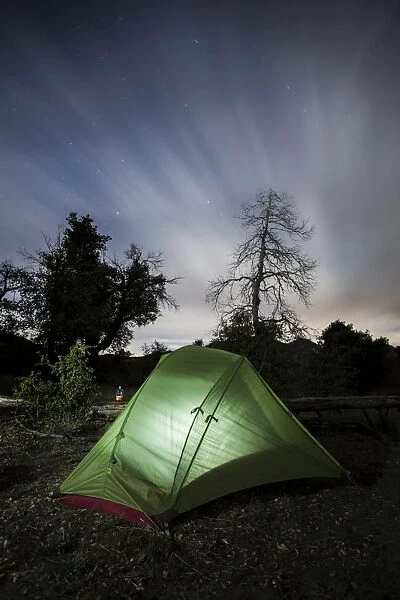 Camping under the clouds and stars in Cleveland National Forest, California