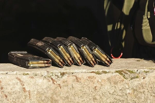Rifle magazines with 5. 56mm rounds