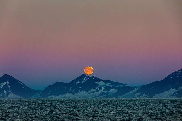 Moon over Arctic