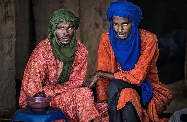 Two peul men - Niger