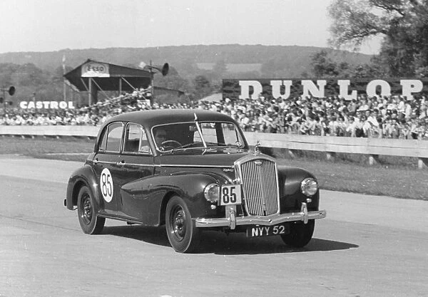 1953 Wolseley 6-80 at Goodwood. Creator: Unknown