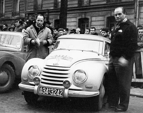 1954 DKW, Monte Carlo Rally driven by Hirschauer. Creator: Unknown