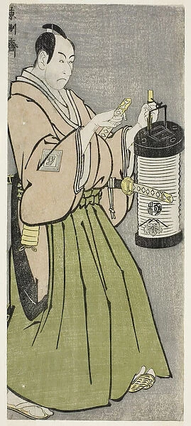The Actor Ichikawa Omezo I as Tomita Hyotaro (Shodai Ichikawa Omezo no Tomita Hyotaro), 1794. Creator: Toshusai Sharaku