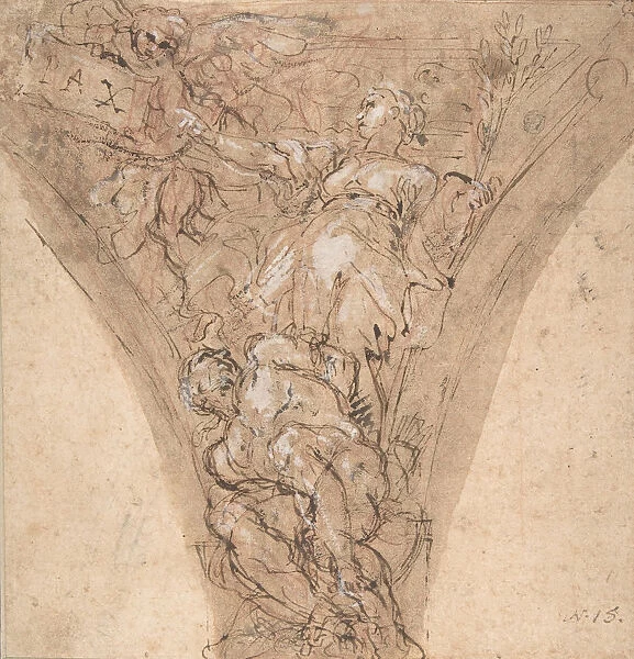 Allegorical Figure of Peace, 1625-1713. Creator: Carlo Maratti