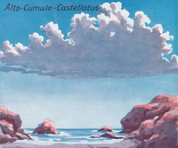 Alto-Cumulo-Castellatus - A Dozen of the Principal Cloud Forms In The Sky, 1935