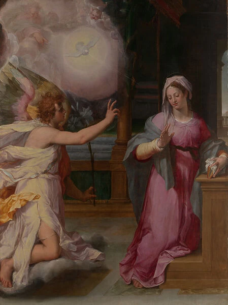 The Annunciation, ca. 1585. Creator: Peter Candid