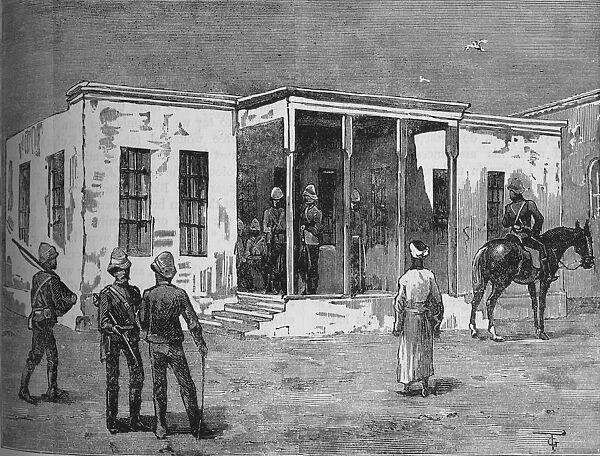 Arabis Prison in the Abbassieh Barracks, c1882