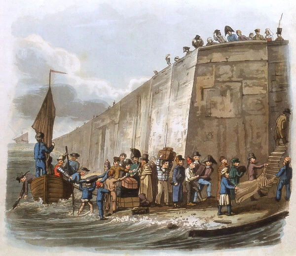 Arrival at Calais, 1816