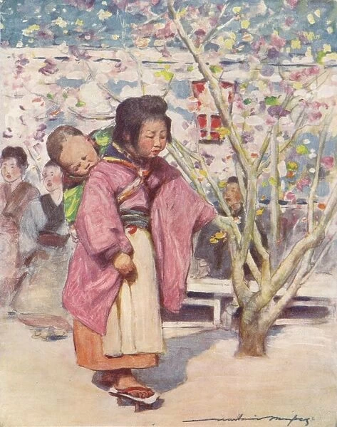 Baby and Baby, c1887, (1901). Artist: Mortimer L Menpes