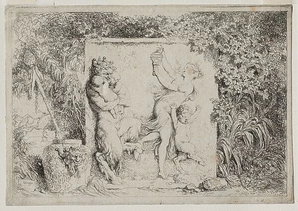 Bacchanales: The Satyrs Dance, 1763. Creator: Jean-Honore Fragonard (French, 1732-1806)