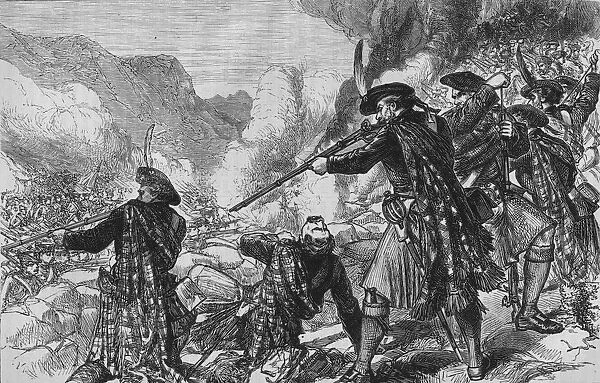 The Battle of Glenshiel, 10 June 1719, (c1880)