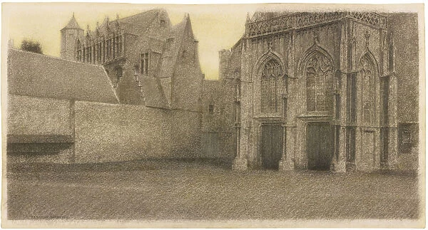 A Bruges. Un Portail, ca 1904