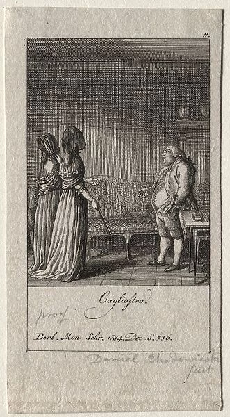 Cagliostro, 1784. Creator: Daniel Chodowiecki (German, 1726-1801)