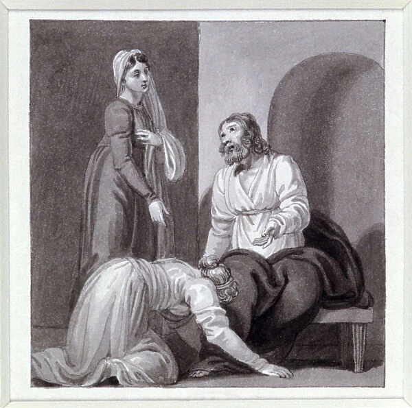 Christ with Martha and Mary, c1810-c1844. Artist: Henry Corbould