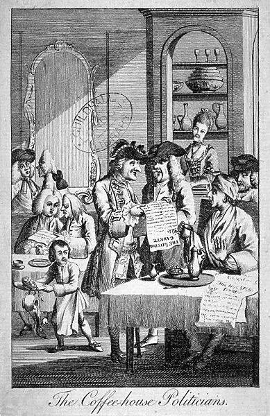 The Coffee-house Politicians, 1772