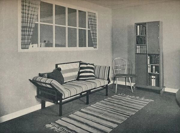 Corner of living room designed by Prof. Karl Pullich, 1928
