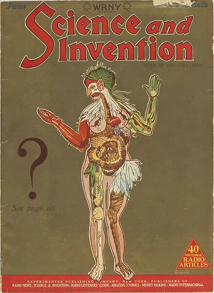 Cover of the Science and Invention Magazine, June 1927, 1927. Creator: Reinicke, W