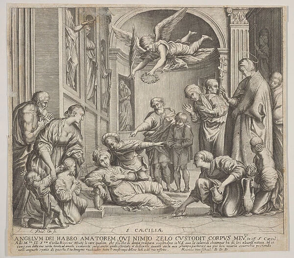 The death of St Cecilia, ca. 1640-60. Creator: Johann Friedrich Greuter
