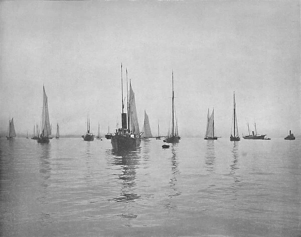 Early Morning on New York Bay, c1897. Creator: Unknown