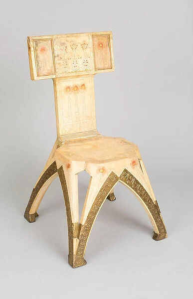 Eiffel Tower Chair, France, 1902. Creator: Carlo Bugatti