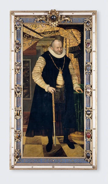 Elector August of Saxony (1526-1586), 1586. Artist: Roder (Rheder), Cyriacus (ca. 1560-1598)
