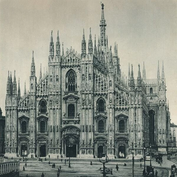 Facade of the Duomo, Milan, Italy, 1927. Artist: Eugen Poppel