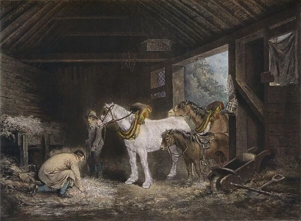 The Farmers Stable, (1791) 1901. Artist: George Morland