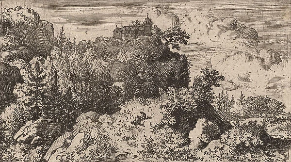 Firs in the Defile, probably c. 1645  /  1656. Creator: Allart van Everdingen