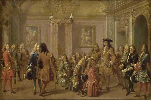 The first promotion of the Knights of Saint Louis by Louis XIV, Versailles May 8, 1693, 1710