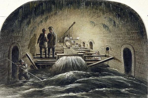 Fleet River, London, 1854