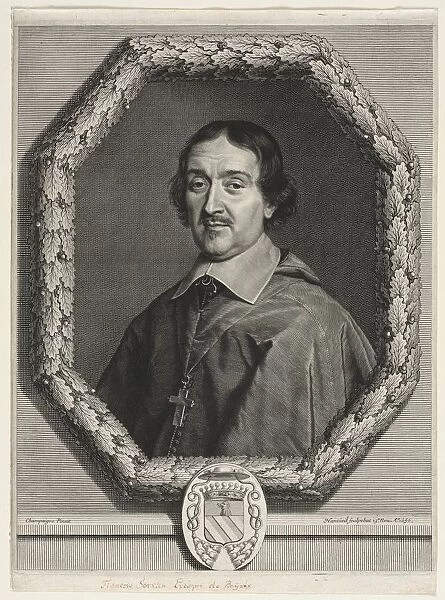 Francois Servien, Bishop of Bayeux, 1656. Creator: Robert Nanteuil (French, 1623-1678)