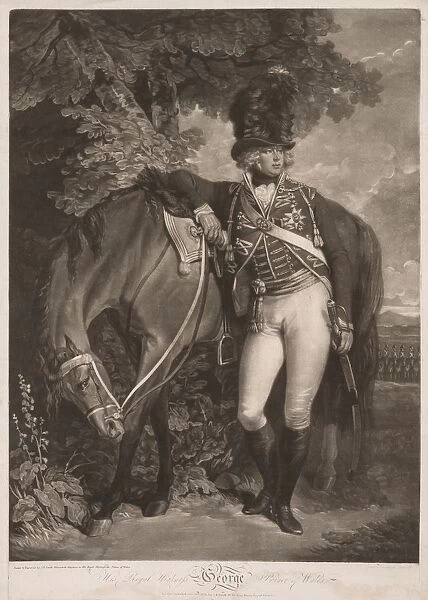George, Prince of Wales, 1792. Creator: John Raphael Smith (British, 1752-1812)
