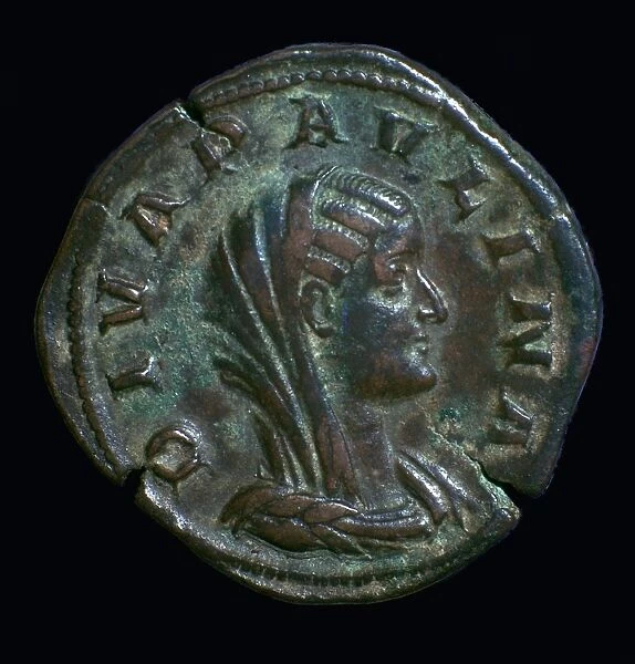 Gold coin of Paulina, 3rd century