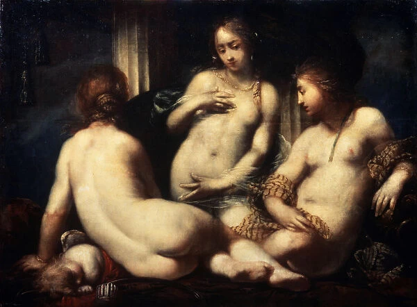 The Three Graces, 1650s. Artist: Sebastiano Mazzoni