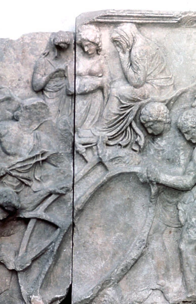 Detail from the Great Frieze of the Pergamon Altar, 180-159 BC