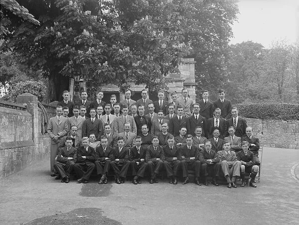Group portrait of young men, c1935. Creator: Kirk & Sons of Cowes