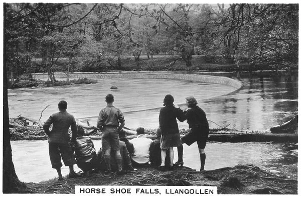 Horse Shoe Falls, Llangollen, 1937