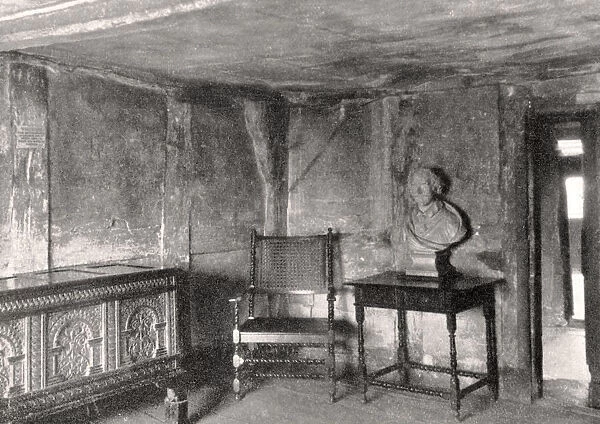 Interior of Shakespeares house, Stratford-upon-Avon, Warwickshire, England, 1924-1926