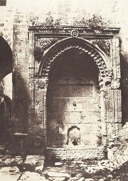 Jerusalem, Fontaine Arabe, 4, 1854. Creator: Auguste Salzmann