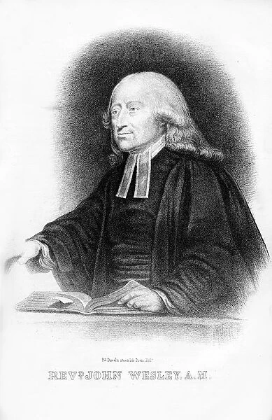 John Wesley, English minister, (1854)