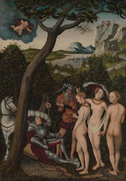The Judgment of Paris, ca. 1528. Creator: Lucas Cranach the Elder