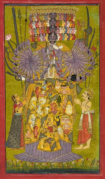 Krishna Vishvarupa, ca. 1740. Creator: Unknown