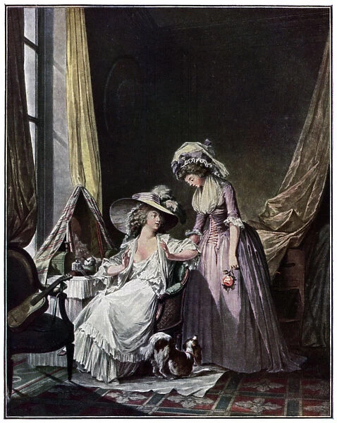 L aveu Difficile, 1786 (1931). Artist: Jean-Francois Janinet
