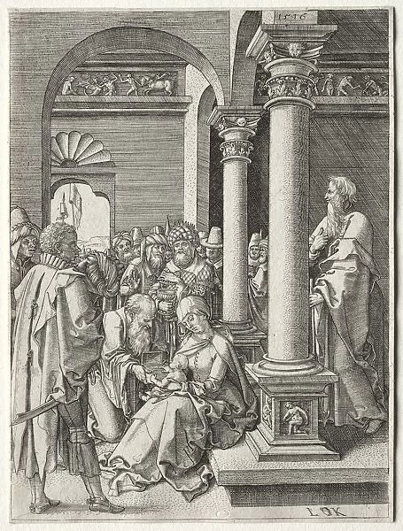 LAdoration des Rois, 1516. Creator: Ludwig Krug (German, 1490-1532)