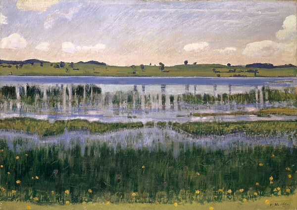 Lake Burgaschi (near Langenthal), ca 1901. Creator: Hodler, Ferdinand (1853-1918)