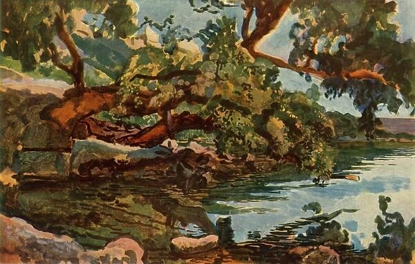 Lake Nemi, 1830s? (1965). Creator: Aleksandr Ivanov